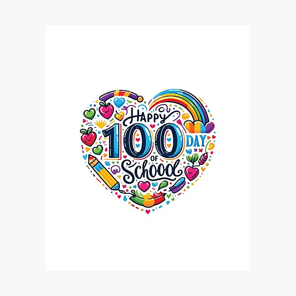 Item preview, Funny School Boys Girls Kids Gift 100 Days Of School designed and sold by Naciri01.