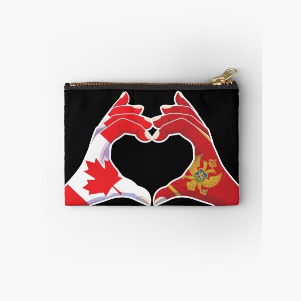 Item preview, Montenegro Montenegrin Canadian Canada Love Heart Peace designed and sold by FlagX.