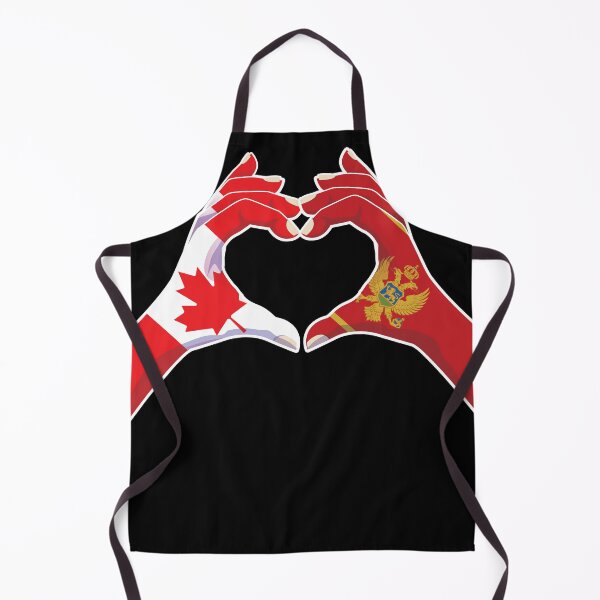 Item preview, Montenegro Montenegrin Canadian Canada Love Heart Peace designed and sold by FlagX.