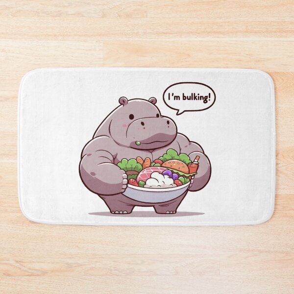 Item preview, Bulking Season Hippo designed and sold by LemuellTrends.