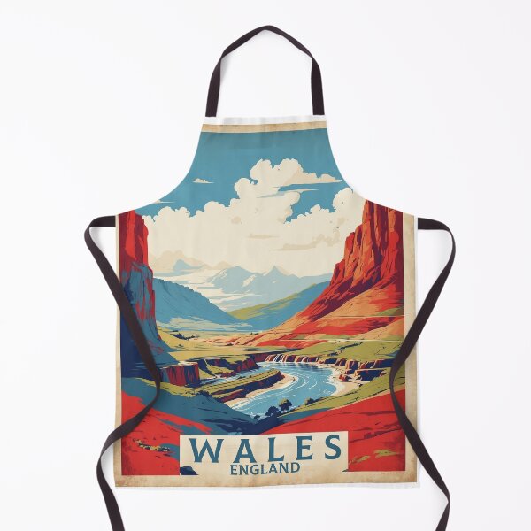 Aperçu de l'œuvre Pays de Galles Angleterre Royaume-Uni Vintage Poster Tourisme créée et vendue par TravelersGems.