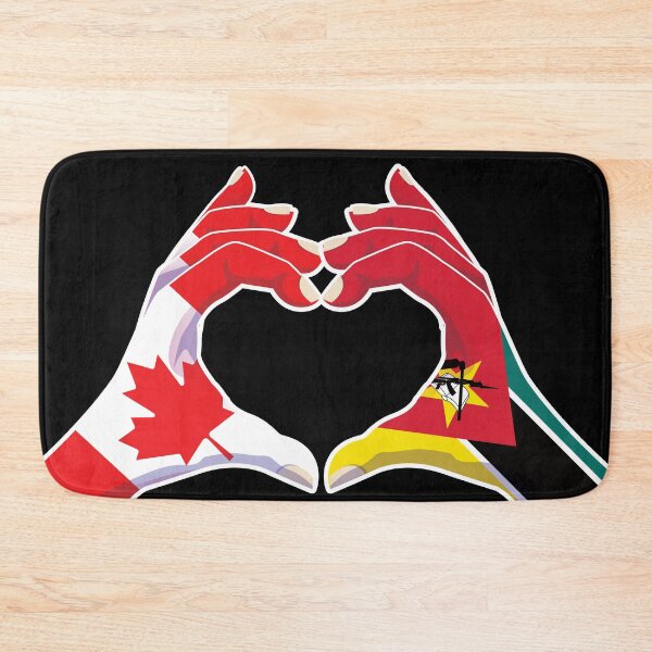 Item preview, Mozambique Mozambican Canada Canadian Love Heart Peace designed and sold by FlagX.