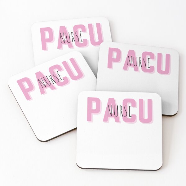Item preview, PACU Nurse Sticker (Pink overlap font) designed and sold by smellbellart3.