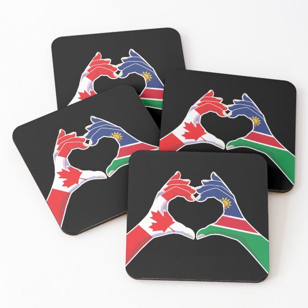 Item preview, Namibia Namibian Canada Canadian Love Heart Peace designed and sold by FlagX.