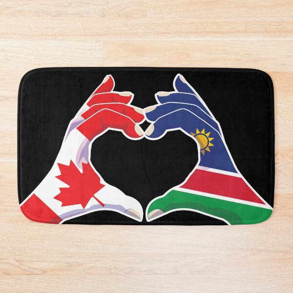 Item preview, Namibia Namibian Canada Canadian Love Heart Peace designed and sold by FlagX.