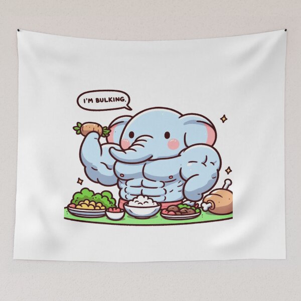 Item preview, Bulking Season Elephant designed and sold by LemuellTrends.