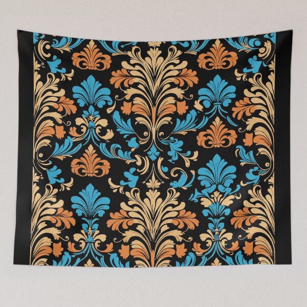 Item preview, Damask pattern illustration  designed and sold by NOON tee gallery.