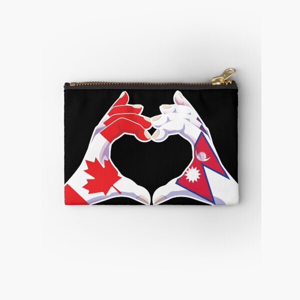 Item preview, Nepalese Nepal Canadian Canada Love Heart Peace designed and sold by FlagX.