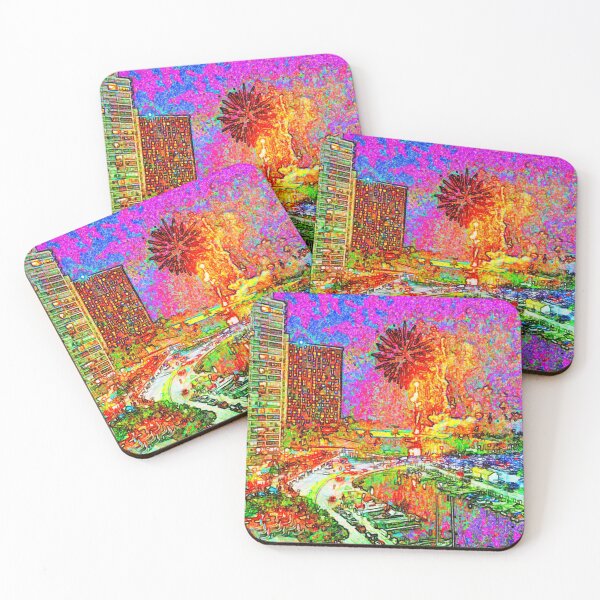 Item preview, Friday night fireworks at Hilton Hawaiian Village - Orange designed and sold by R-F-B.