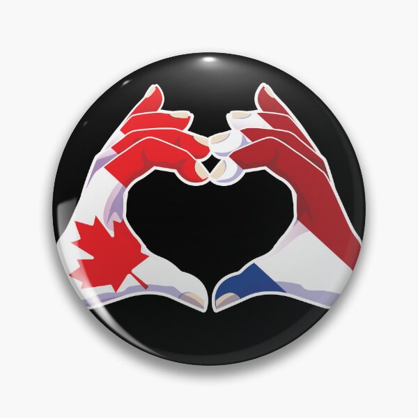 Item preview, Netherlands Dutch Canadian Canada Love Heart Peace designed and sold by FlagX.