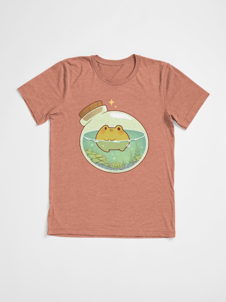 Thumbnail 3 of 7, Tri-blend T-Shirt, Round frog potion designed and sold by Rihnlin.