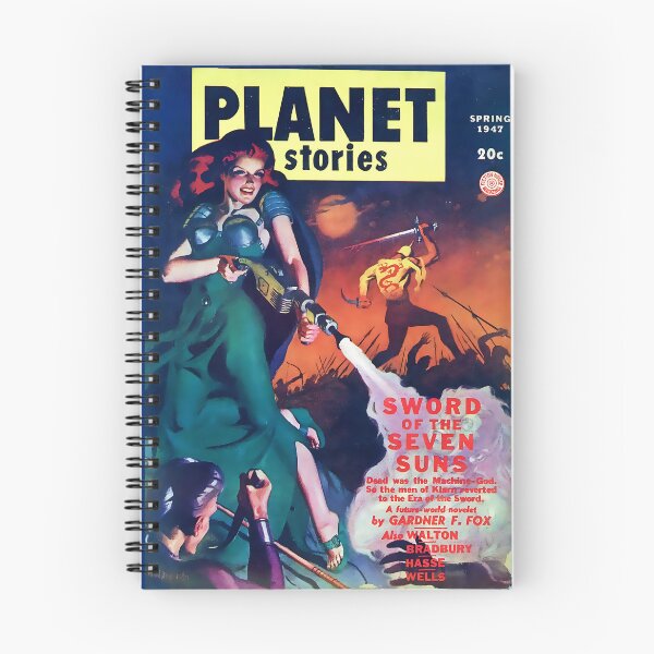 Item preview, Planet Stories Spring 1947 Vintage Sci-Fi Art designed and sold by ArchimedesPrime.