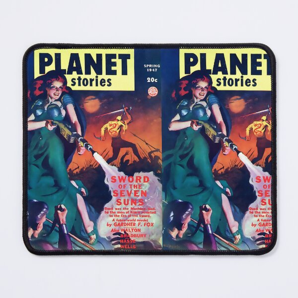 Item preview, Planet Stories Spring 1947 Vintage Sci-Fi Art designed and sold by ArchimedesPrime.