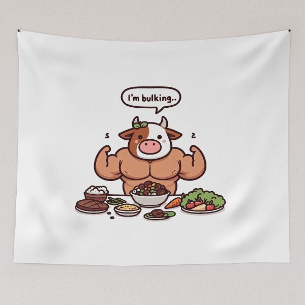 Item preview, Bulking Season Cow designed and sold by LemuellTrends.