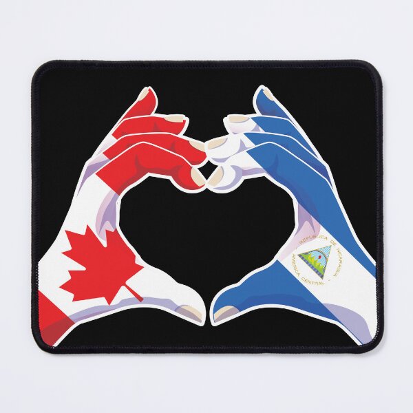 Item preview, Nicaraguan Nicaragua Canadian Canada Love Heart Peace designed and sold by FlagX.