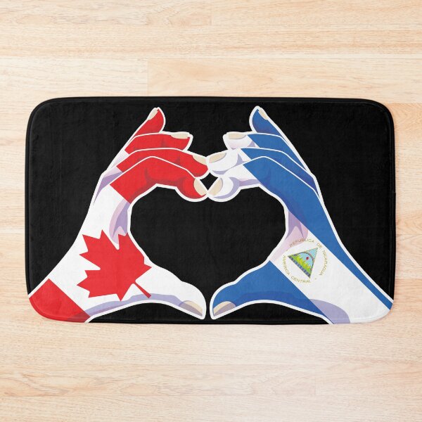 Item preview, Nicaraguan Nicaragua Canadian Canada Love Heart Peace designed and sold by FlagX.