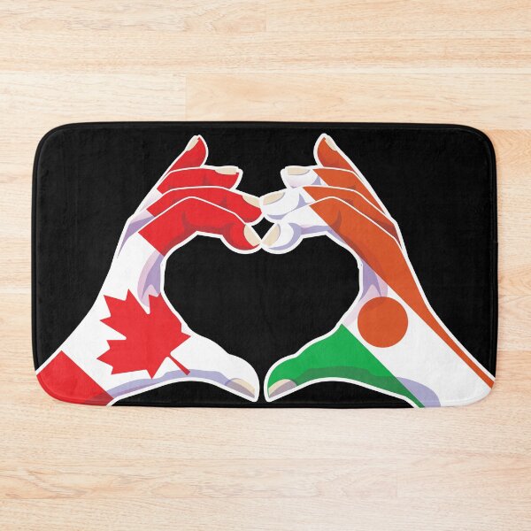 Item preview, Niger Nigerien Canada Canadian Love Heart Peace designed and sold by FlagX.