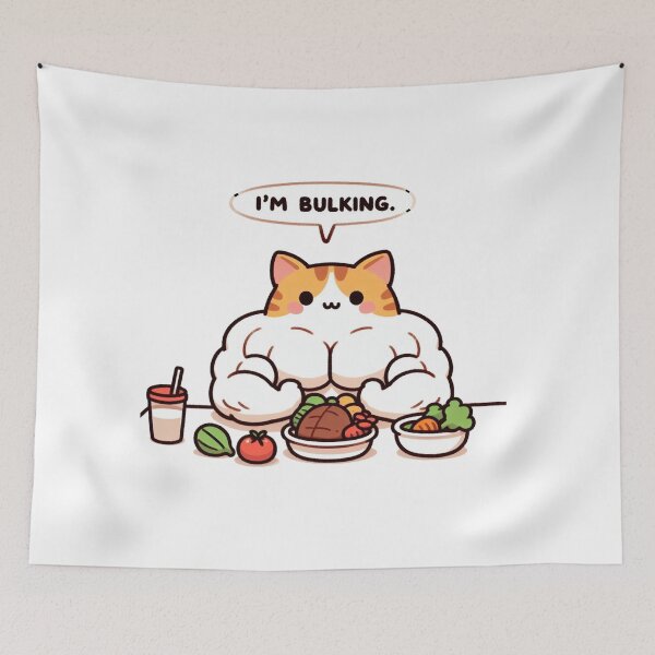 Item preview, Bulking Season Cat designed and sold by LemuellTrends.