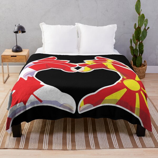 Item preview, North Macedonia North Macedonian Canadian Canada Love Heart Peace designed and sold by FlagX.