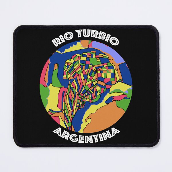 Item preview, Rio Turbio, Argentina Colorful Map designed and sold by John Mashburn.