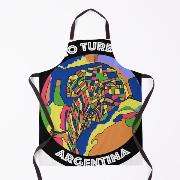 Item preview, Rio Turbio, Argentina Colorful Map designed and sold by John Mashburn.