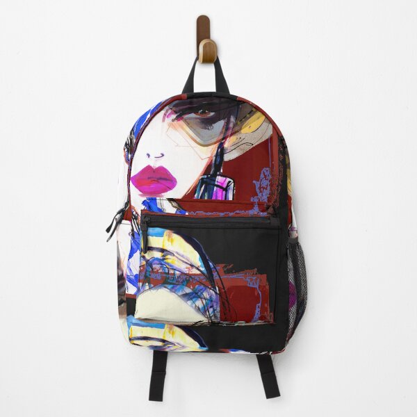Item preview, Fashion woman face art designed and sold by RedPurple-Tees.