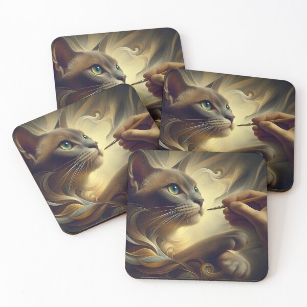 Item preview, Baroque Whisker Enchantment: Elegance Unveiled designed and sold by BastKittyStore.