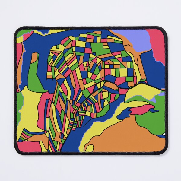 Item preview, Rio Turbio, Argentina Colorful Map designed and sold by John Mashburn.