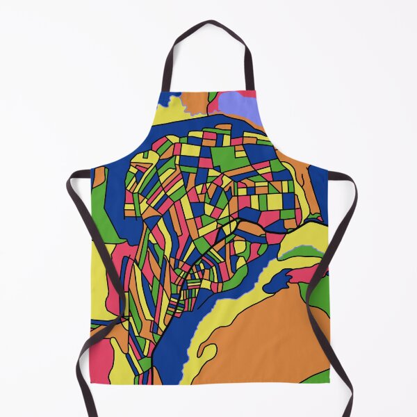 Item preview, Rio Turbio, Argentina Colorful Map designed and sold by John Mashburn.