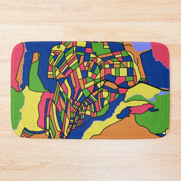Item preview, Rio Turbio, Argentina Colorful Map designed and sold by John Mashburn.