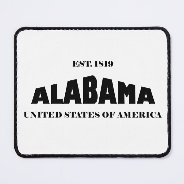 Item preview, Alabama Statehood Original TRI-U (Black on White) by Mistah Wilson designed and sold by The Street Sign Store.