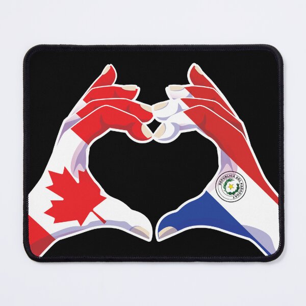 Item preview, Paraguay Paraguayan Canadian Canada Love Heart Peace designed and sold by FlagX.