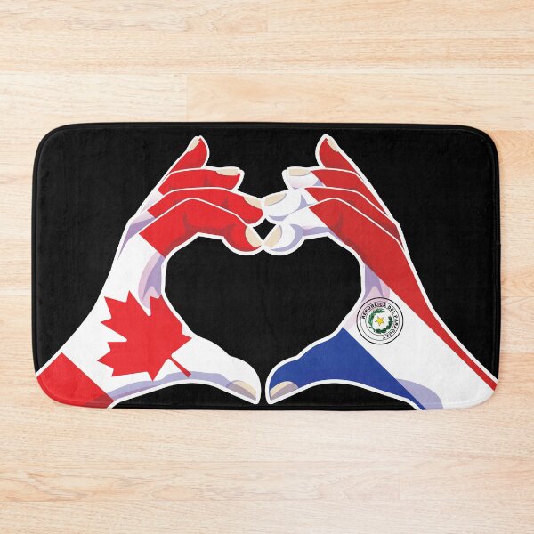 Item preview, Paraguay Paraguayan Canadian Canada Love Heart Peace designed and sold by FlagX.