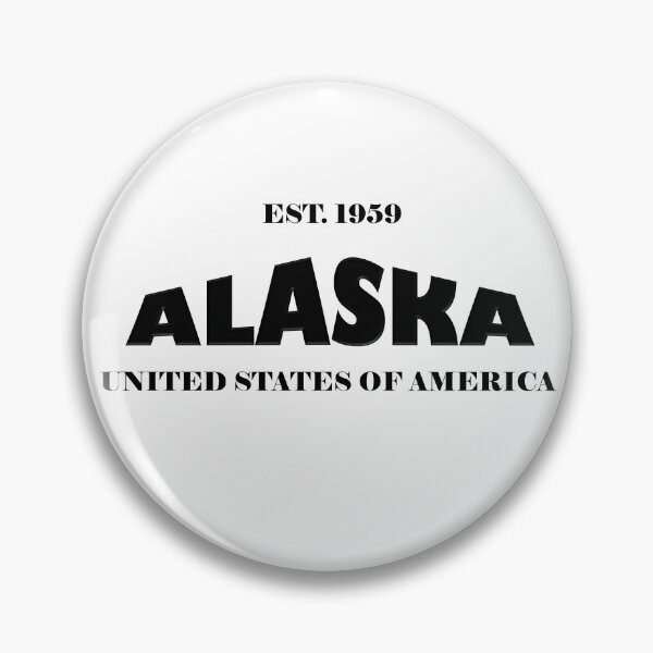 Item preview, Alaska Statehood Original TRI-U (Black on White) by Mistah Wilson designed and sold by The Street Sign Store.