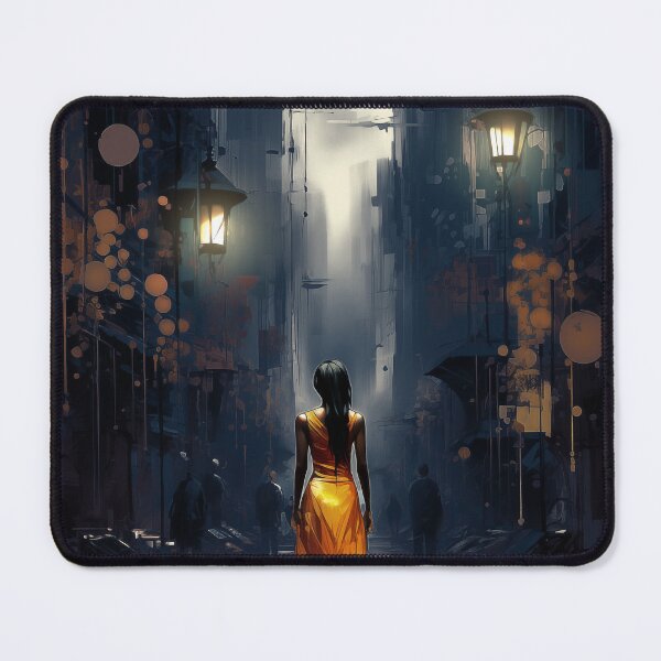 Item preview, Urban Rainfall Symphony: A Girl in Yellow designed and sold by UrbanEthnicArts.