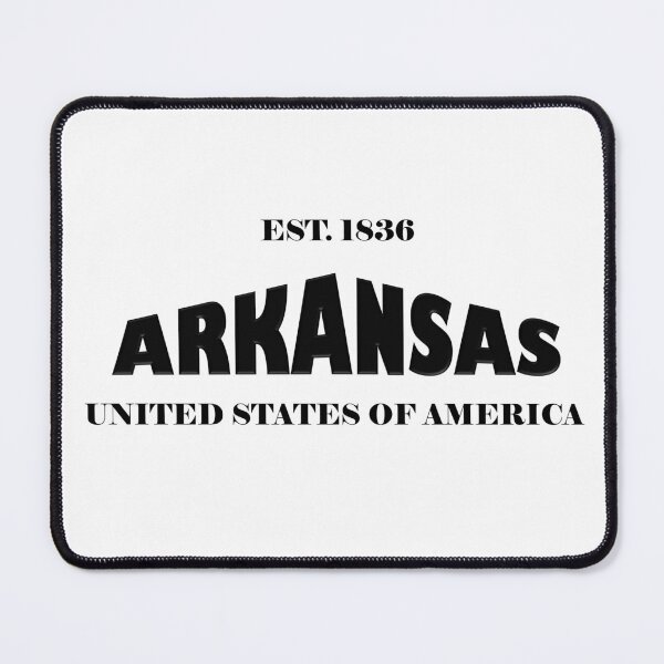 Item preview, Arkansas Statehood Original TRI-U (Black on White) by Mistah Wilson designed and sold by The Street Sign Store.