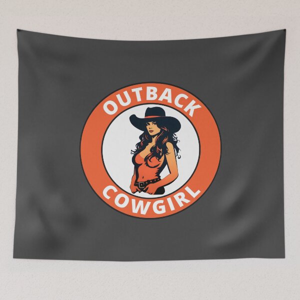 Item preview, Outback Cowgirl (transparent logo design)  designed and sold by Gilby-Designs.