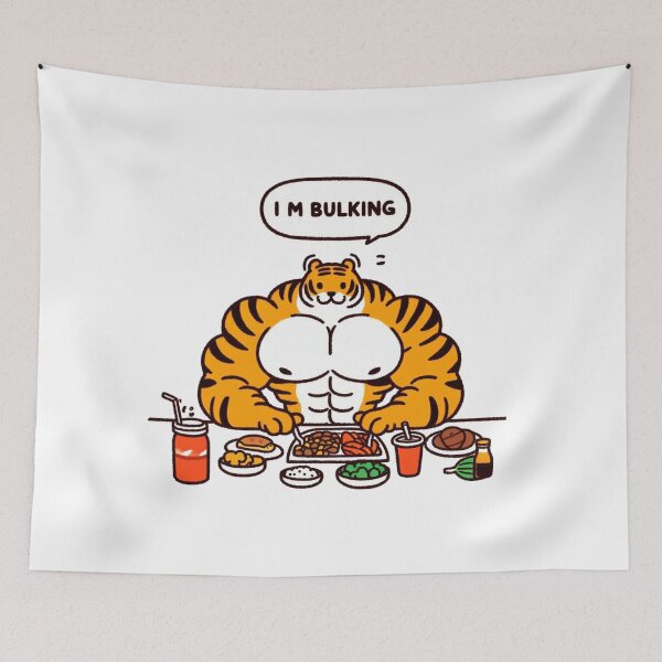 Item preview, Bulking Season Tiger designed and sold by LemuellTrends.