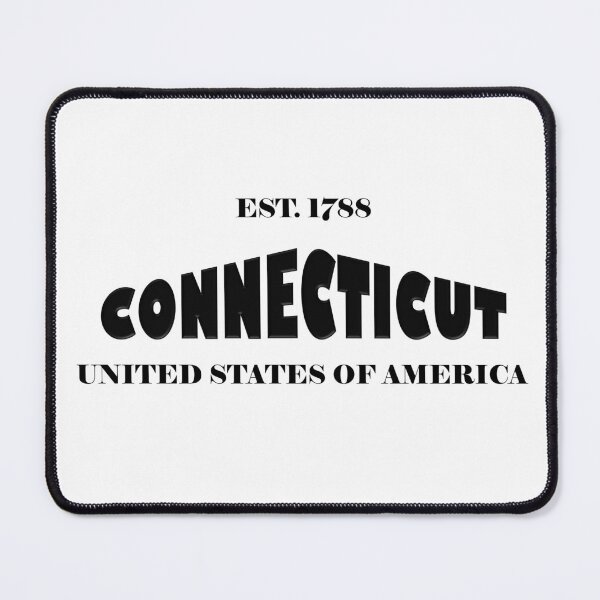 Item preview, Connecticut Statehood Original TRI-U (Black on White) by Mistah Wilson designed and sold by The Street Sign Store.