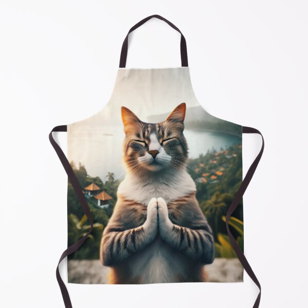 Item preview, Praying and meditating Bali cat designed and sold by aikittycats.