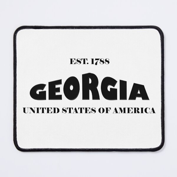 Item preview, Georgia Statehood Original TRI-U (Black on White) by Mistah Wilson designed and sold by The Street Sign Store.