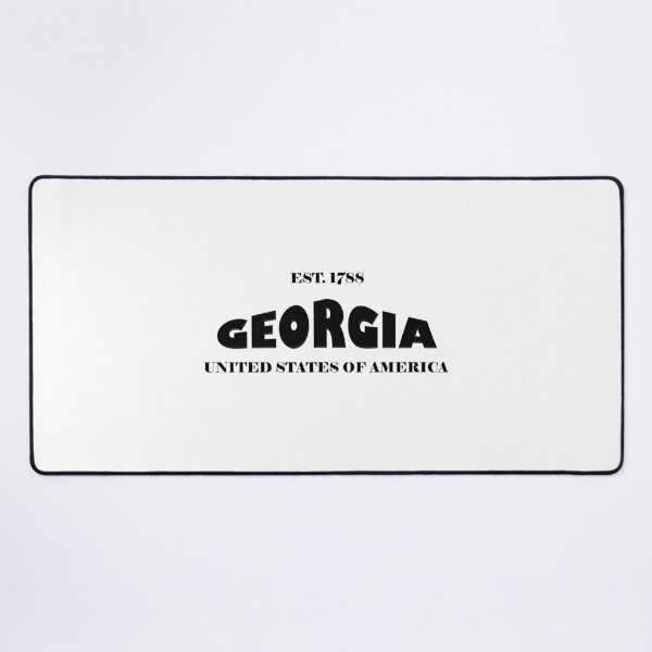 Item preview, Georgia Statehood Original TRI-U (Black on White) by Mistah Wilson designed and sold by The Street Sign Store.