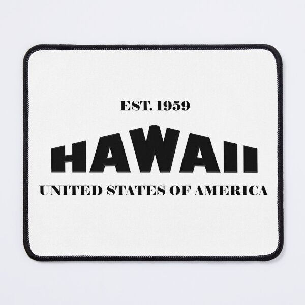 Item preview, Hawaii Statehood Original TRI-U (Black on White) by Mistah Wilson designed and sold by The Street Sign Store.