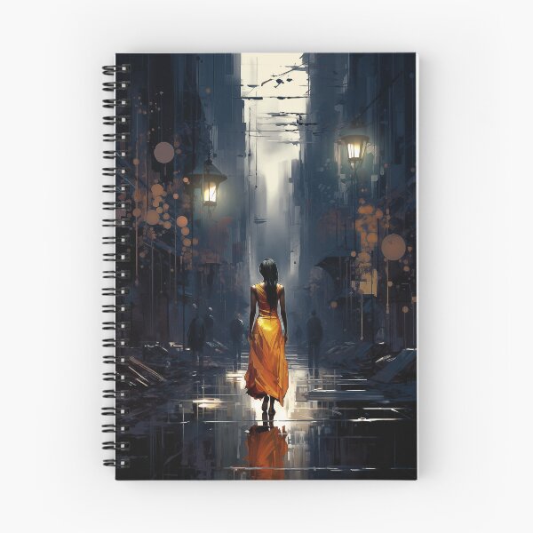 Item preview, Urban Rainfall Symphony: A Girl in Yellow designed and sold by UrbanEthnicArts.