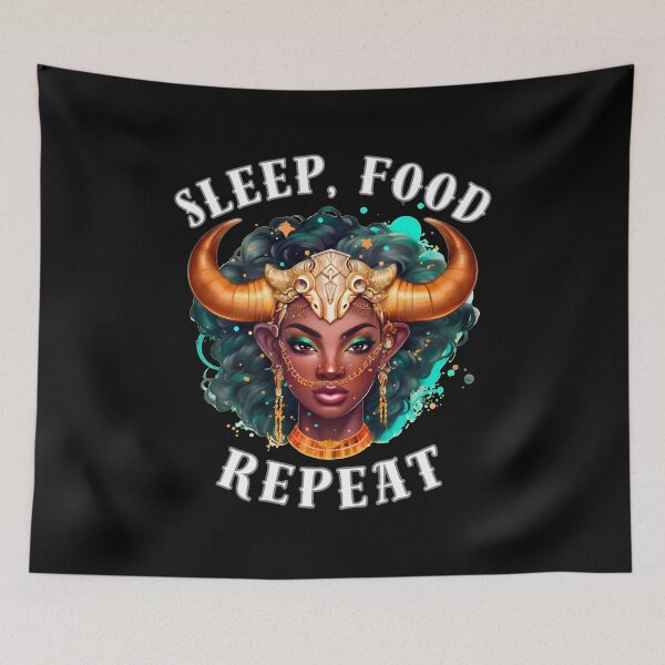 Item preview, Sleep, Food, Repeat designed and sold by ZodiacWonders.