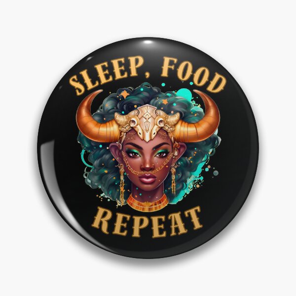 Item preview, Sleep, Food, Repeat. taurus sign designed and sold by ZodiacWonders.