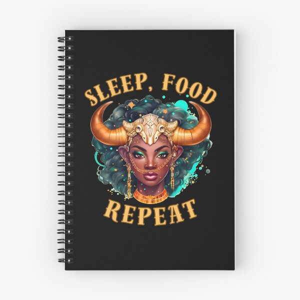 Item preview, Sleep, Food, Repeat. taurus sign designed and sold by ZodiacWonders.