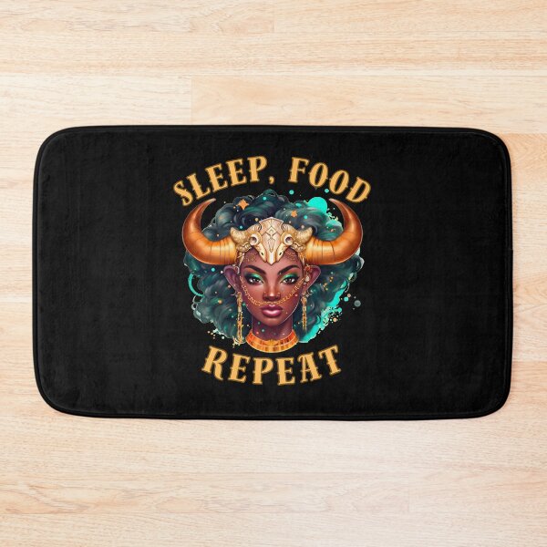 Item preview, Sleep, Food, Repeat. taurus sign designed and sold by ZodiacWonders.