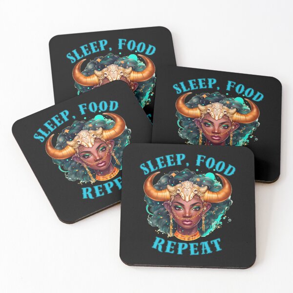 Item preview, Sleep, Food, Repeat. taurus birthday designed and sold by ZodiacWonders.