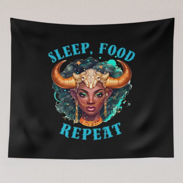 Item preview, Sleep, Food, Repeat. taurus birthday designed and sold by ZodiacWonders.